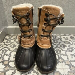 Sperry Brown Leather Boots